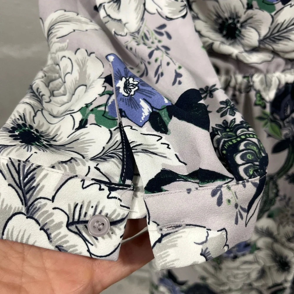 LOFT FLORAL PULLOVER DRESS NEW WITH TAG - Picture 10 of 15